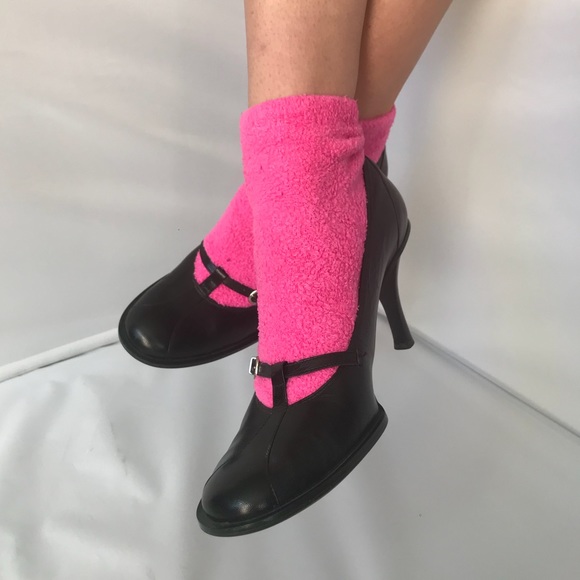 BCBG Maxazria Black Mary Jane heels sz US 7.5 - Picture 2 of 12